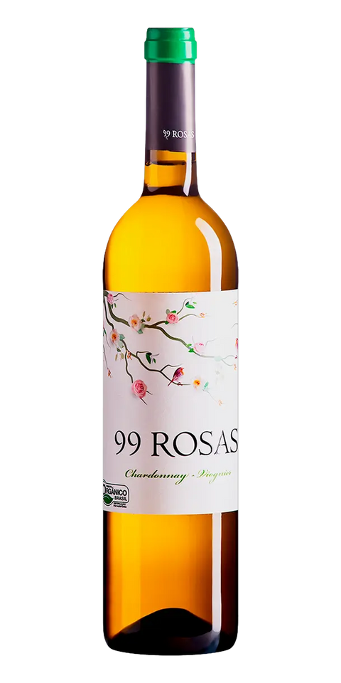 Garrafa do vinho 99 Rosas Chardonnay/Viognier