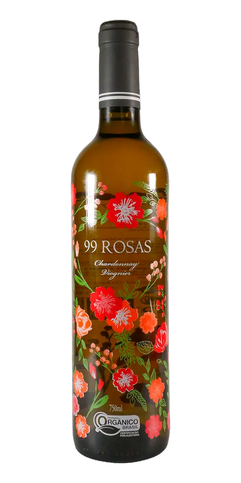 Garrafa do vinho 99 Rosas Edição Especial e Limitada Branco