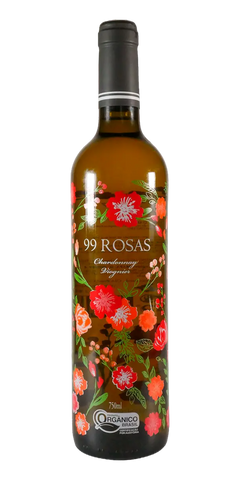 Garrafa do vinho 99 Rosas Edição Especial e Limitada Branco