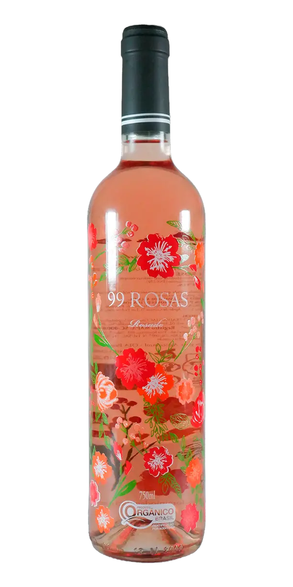 Garrafa do vinho 99 Rosas Edição Especial e Limitada Rosé