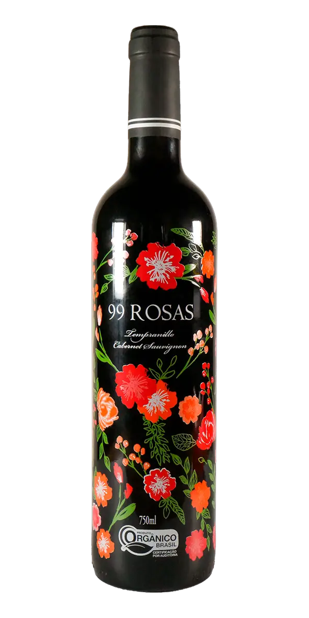 Garrafa do vinho 99 Rosas Edição Especial e Limitada Tinto