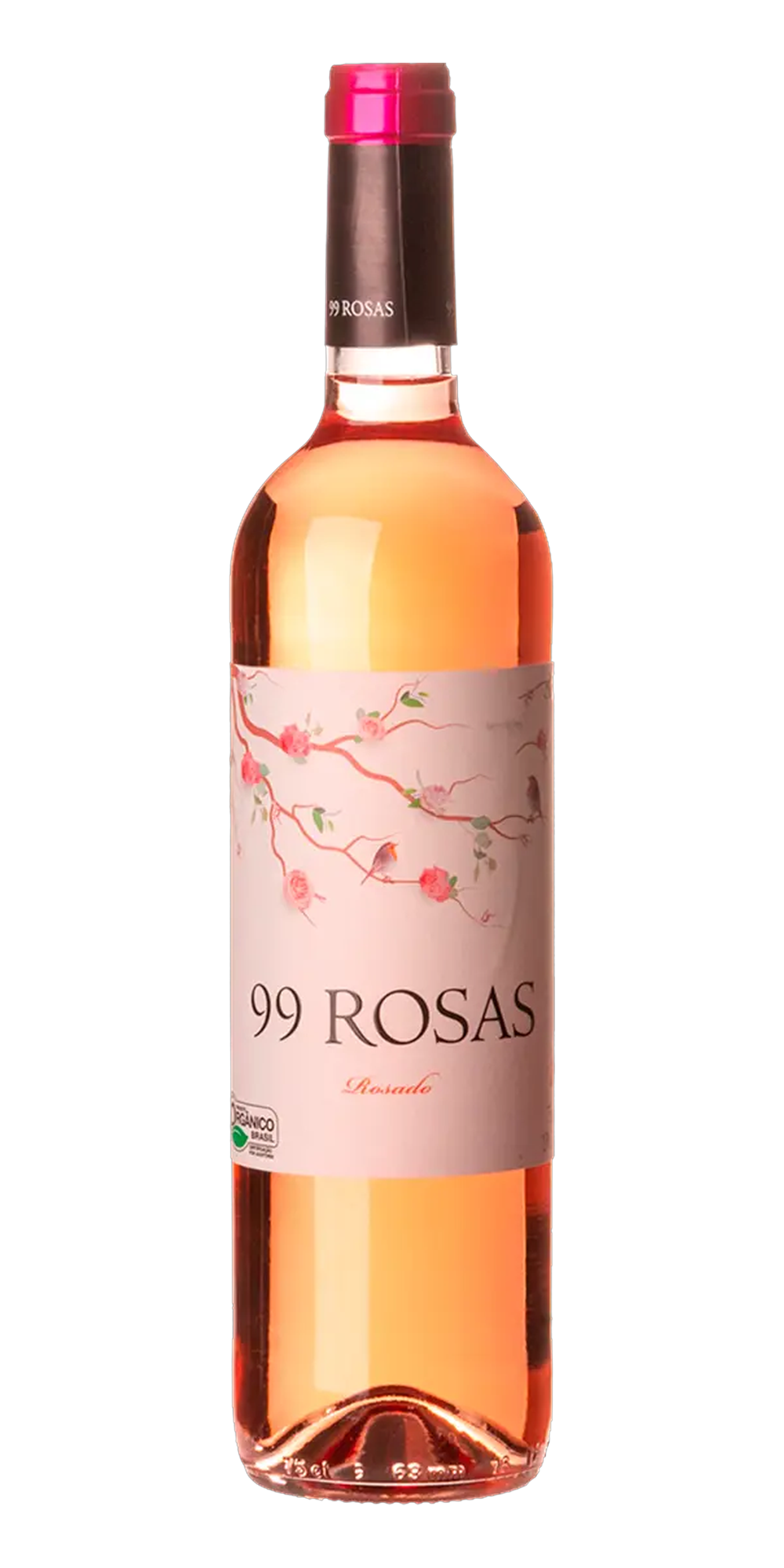 Garrafa do vinho 99 Rosas Rosé