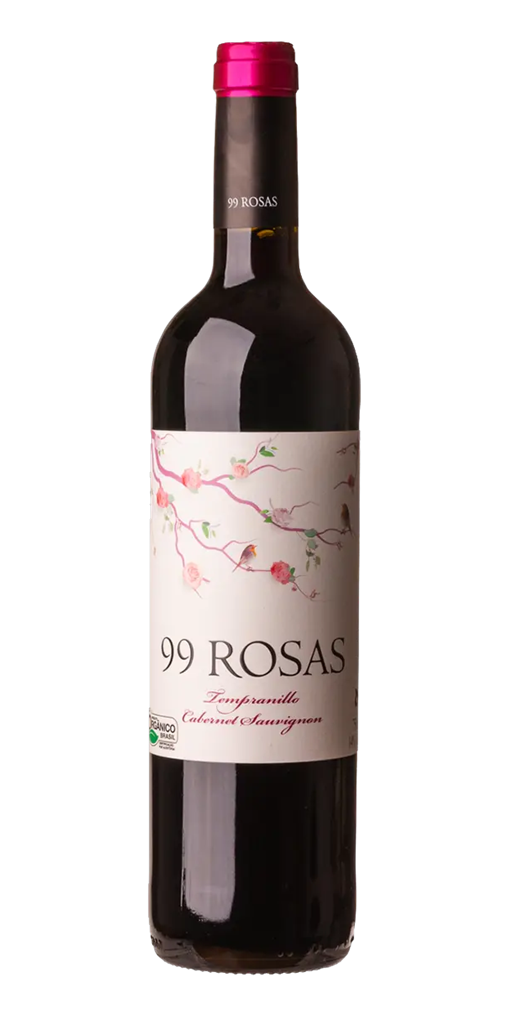 Garrafa do vinho 99 Rosas Tempranillo/Cabernet Sauvignon