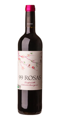 Garrafa do vinho 99 Rosas Tempranillo/Cabernet Sauvignon
