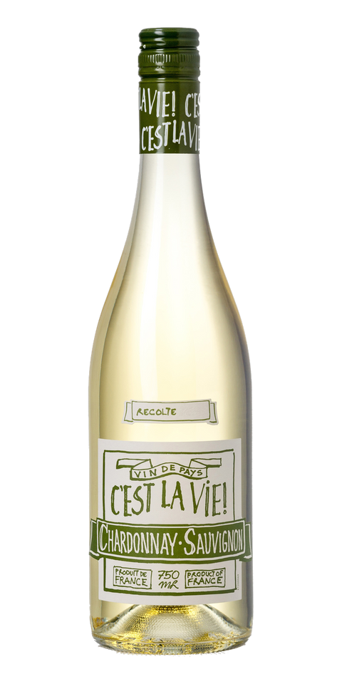 Garrafa do vinho Albert Bichot C’Est La Vie Branco