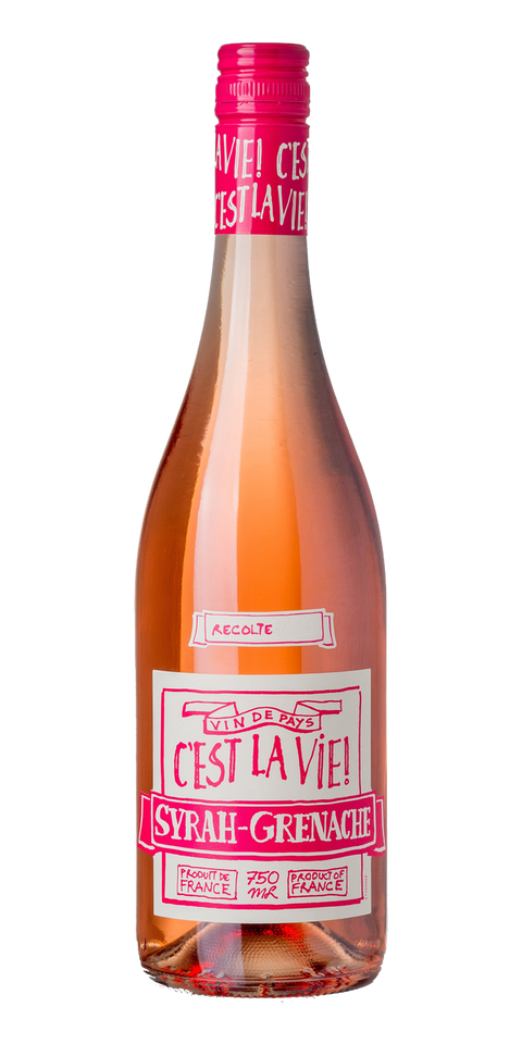 Garrafa do vinho Albert Bichot C’Est La Vie Rosé