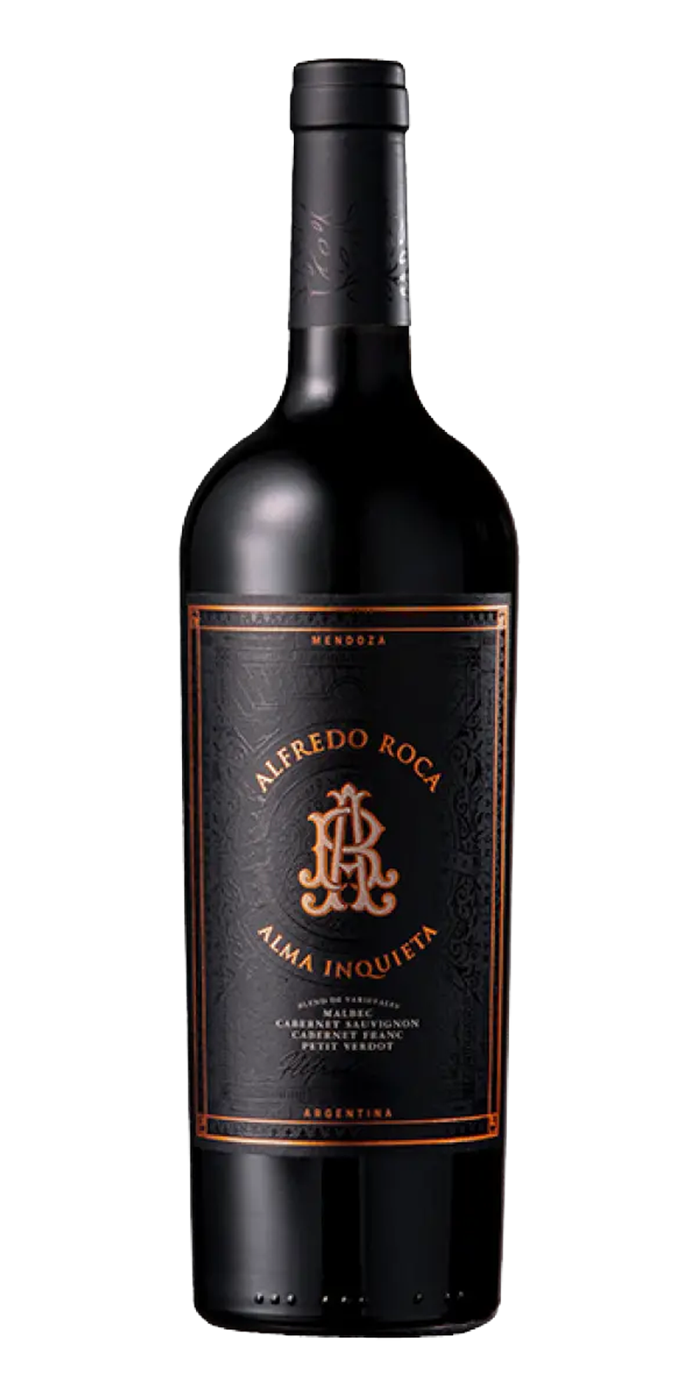 Garrafa do vinho Alma Inquieta Blend 202