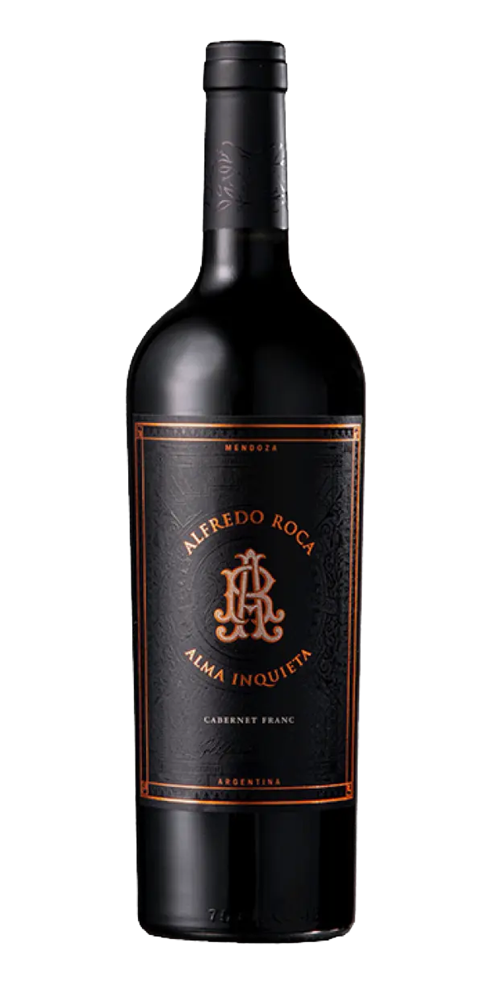 Garrafa do vinho Alma Inquieta Cabernet Franc 2021