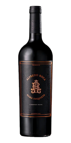 Garrafa do vinho Alma Inquieta Cabernet Franc 2021