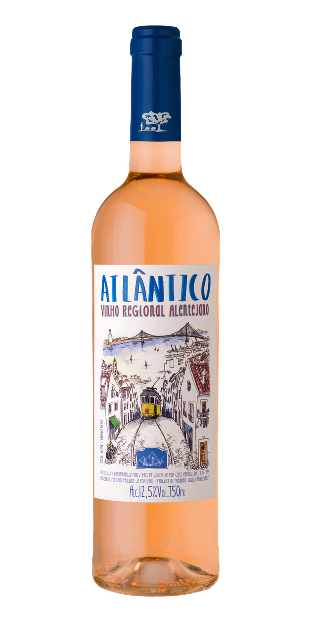 Garrafa do vinho Atlântico Rosé