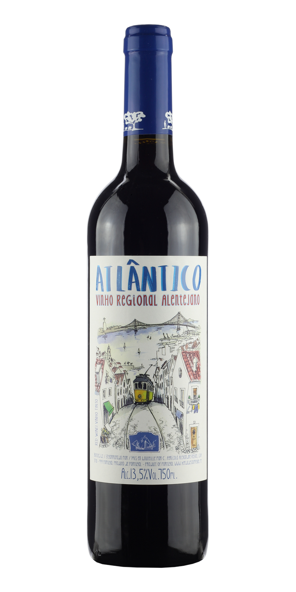 Garrafa do vinho Atlântico Tinto