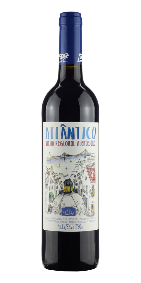 Garrafa do vinho Atlântico Tinto
