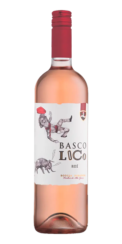 Garrafa do vinho Basco Loco Rosé