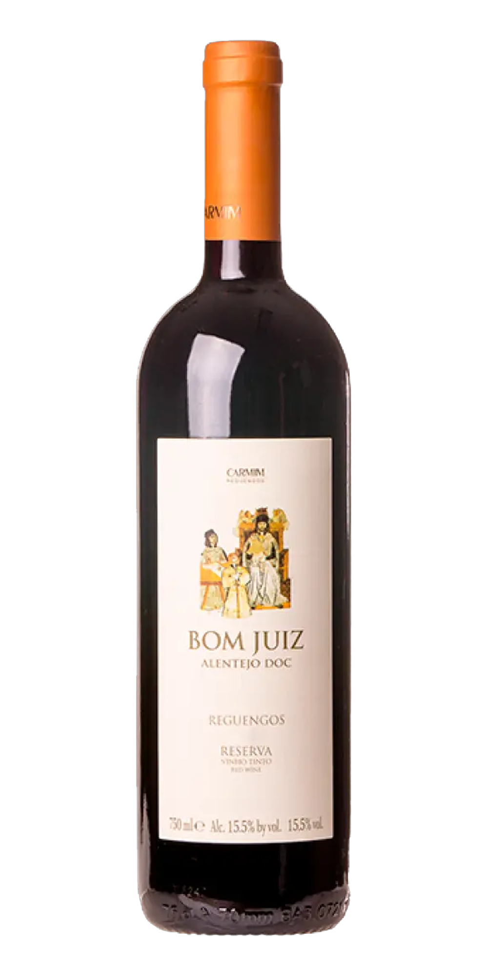 Garrafa do vinho Bom Juiz Reserva DOC Alentejo Tinto
