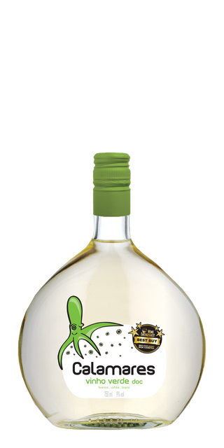 Garrafa do vinho Calamares Vinho Verde Branco