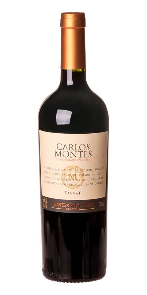 Garrafa do vinho Carlos Montes Tannat