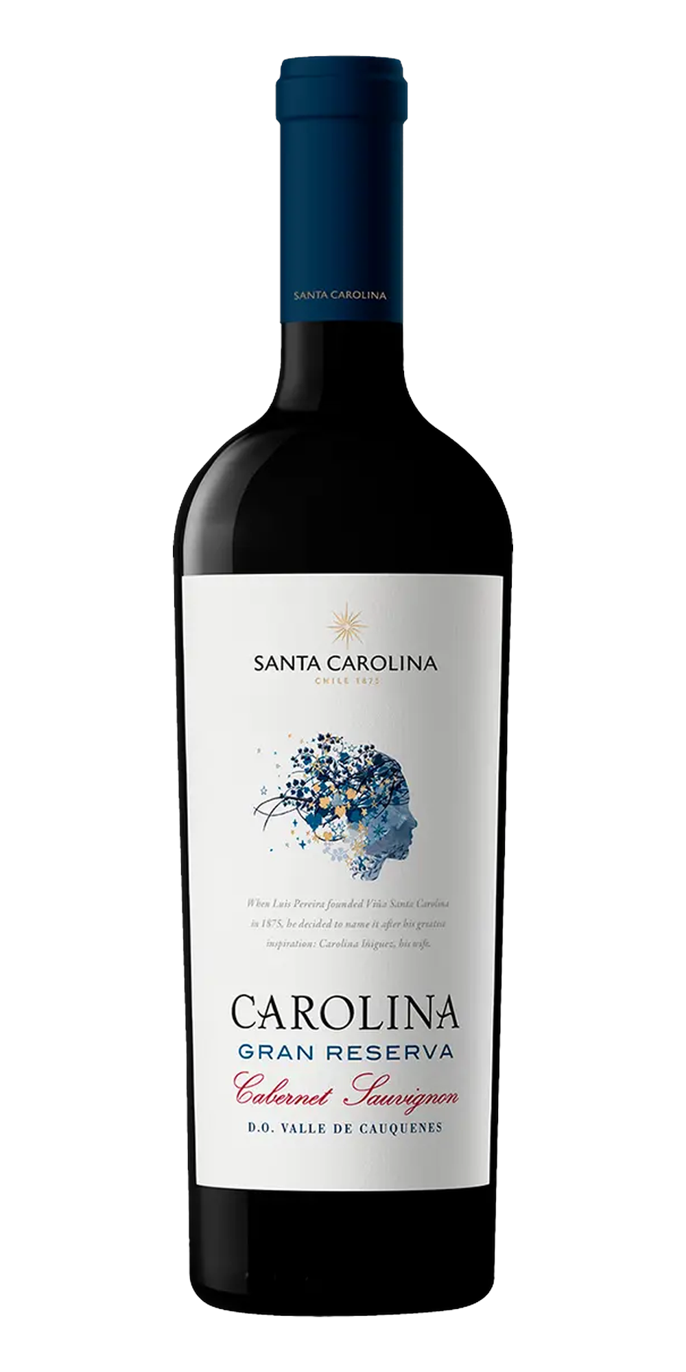 Garrafa do vinho Carolina Gran Reserva Cabernet Sauvignon