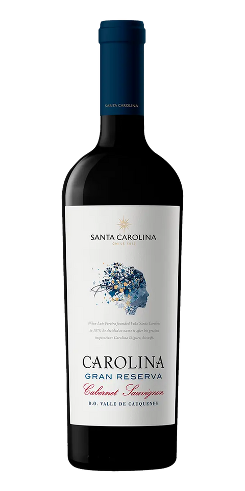 Garrafa do vinho Carolina Gran Reserva Cabernet Sauvignon