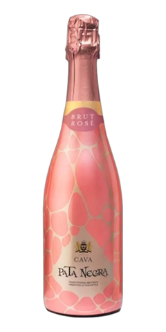Garrafa do vinho Cava Rosé Pata Negra Brut