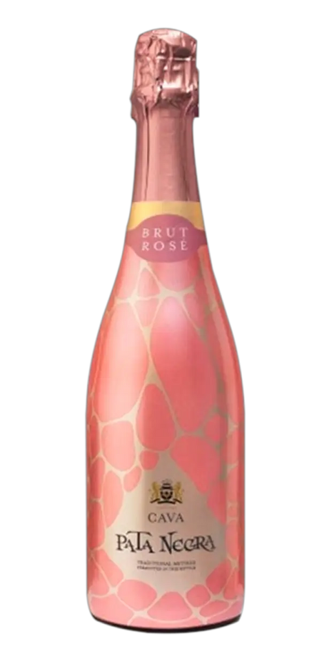 Garrafa do vinho Cava Rosé Pata Negra Brut