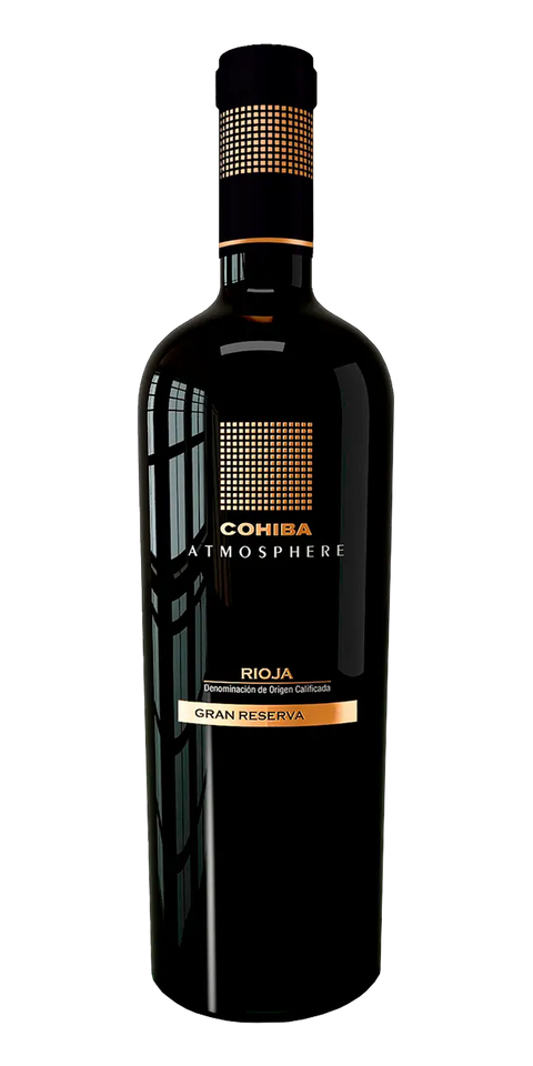Garrafa do vinho Cohiba Atmosphere Gran Reserva DOCa Rioja