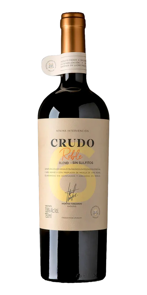 Garrafa do vinho Crudo 6 Roble Blend