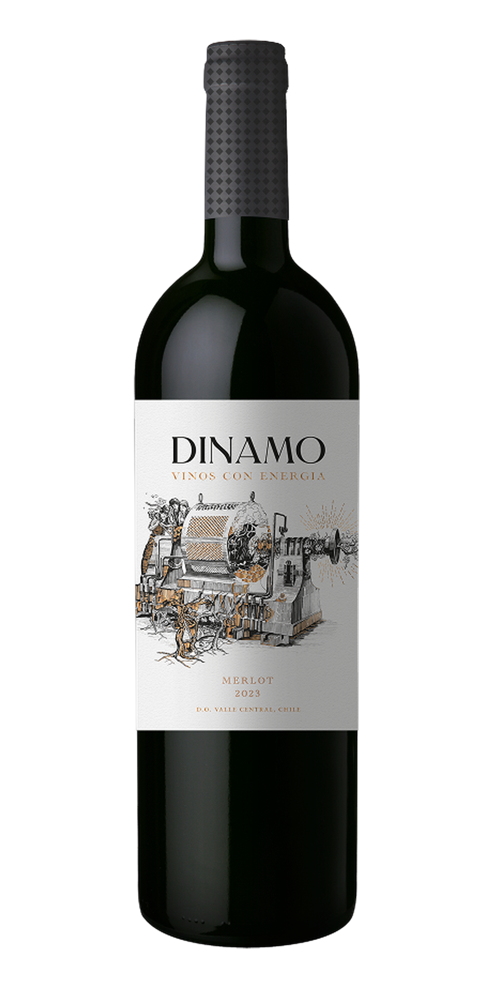 Garrafa do vinho Dinamo Merlot