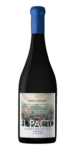Garrafa do vinho El Pacto Acordo N. 5 Romano