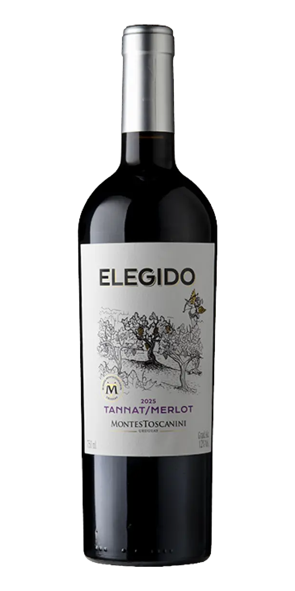 Garrafa do vinho Elegido Tannat/Merlot