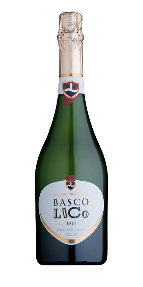 Garrafa do vinho Espumante Branco Basco Loco Brut