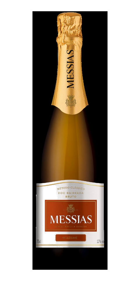 Garrafa do vinho Espumante Messias Bairrada DOC Extra Brut Milésime