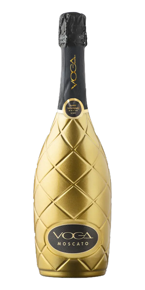 Garrafa do vinho Espumante Moscato Voga Gold Special Edition