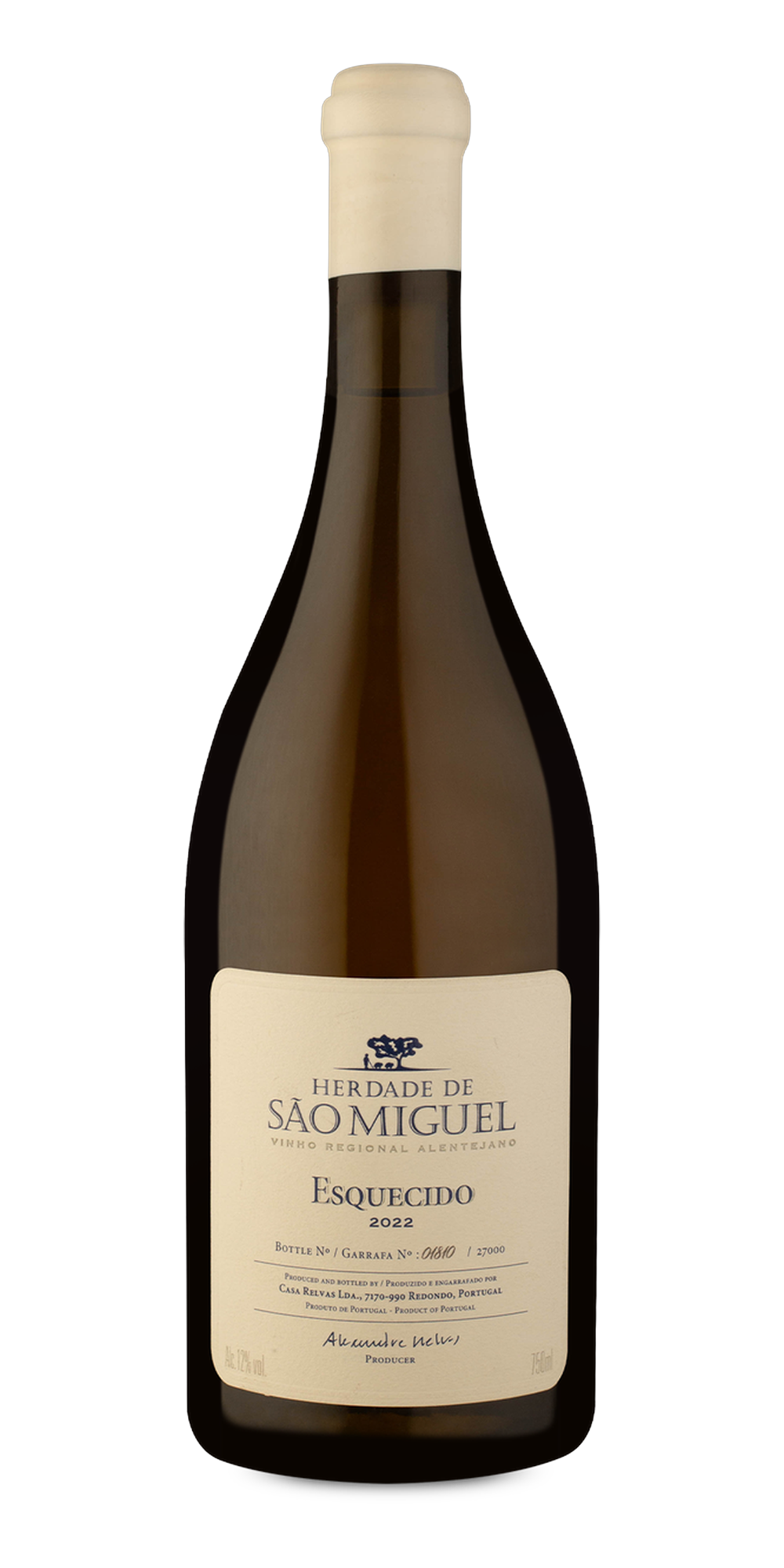 Garrafa do vinho Herdade São Miguel Esquecido