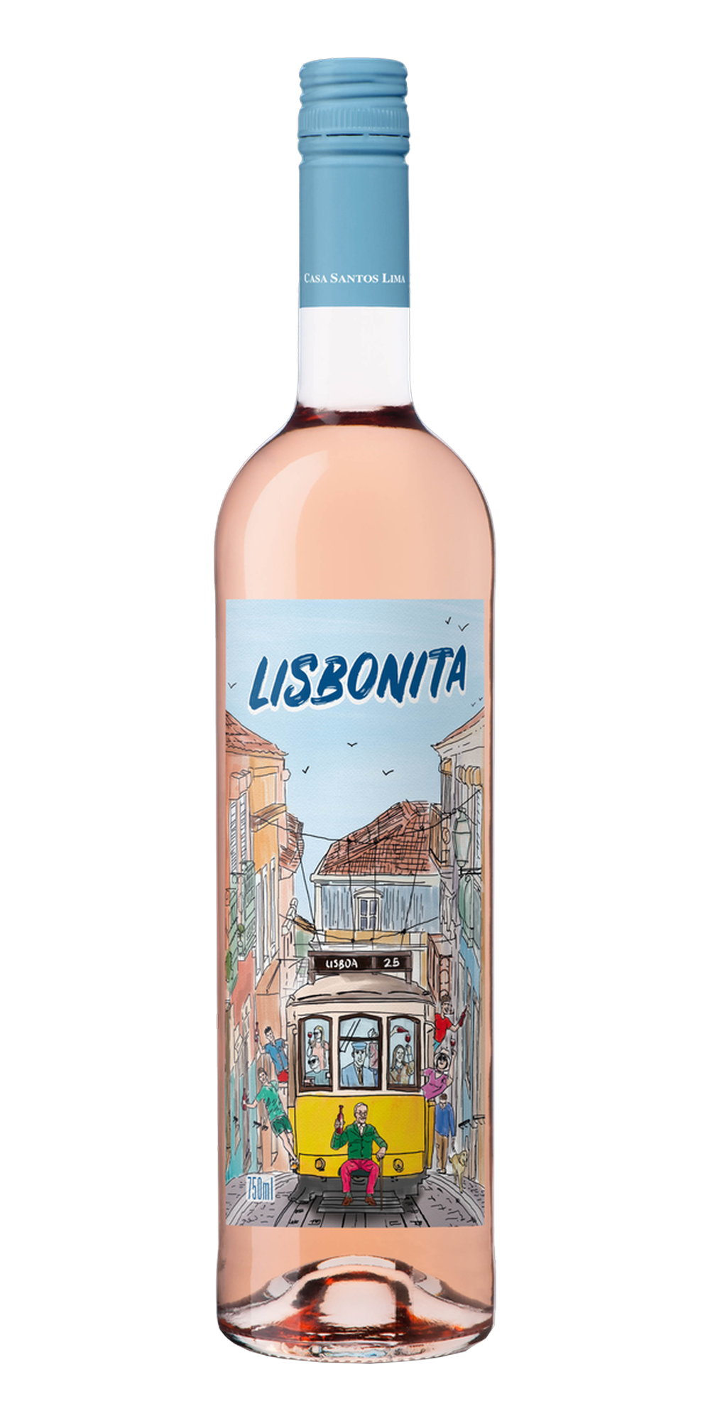 Garrafa do vinho Lisbonita Rosé