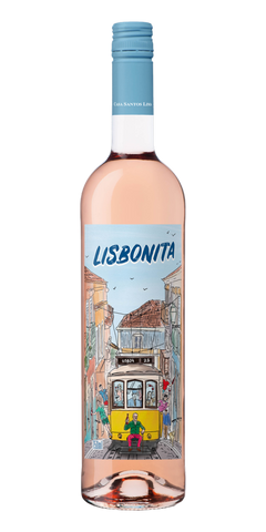 Garrafa do vinho Lisbonita Rosé