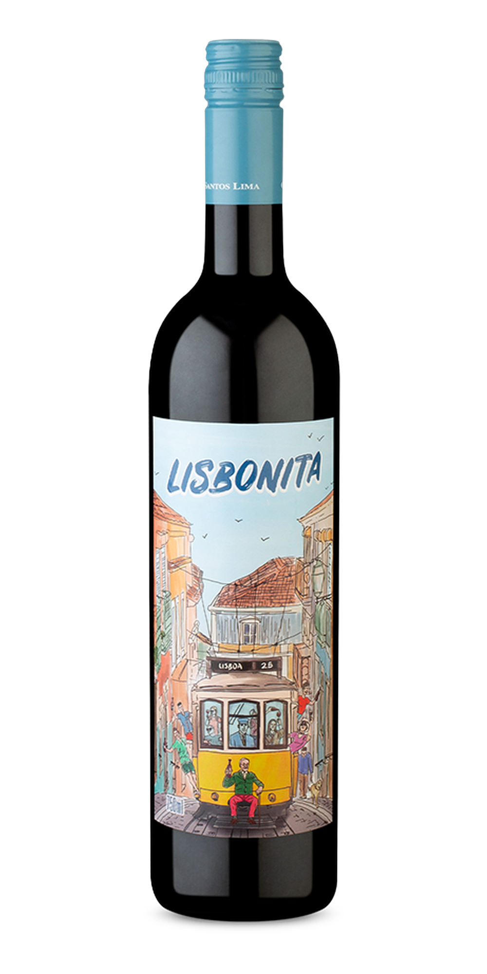Garrafa do vinho Lisbonita Tinto