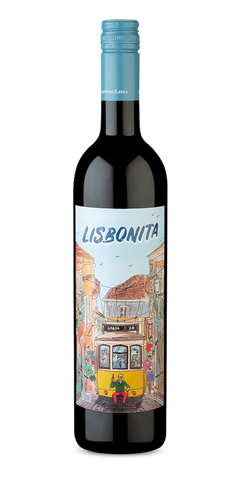 Garrafa do vinho Lisbonita Tinto