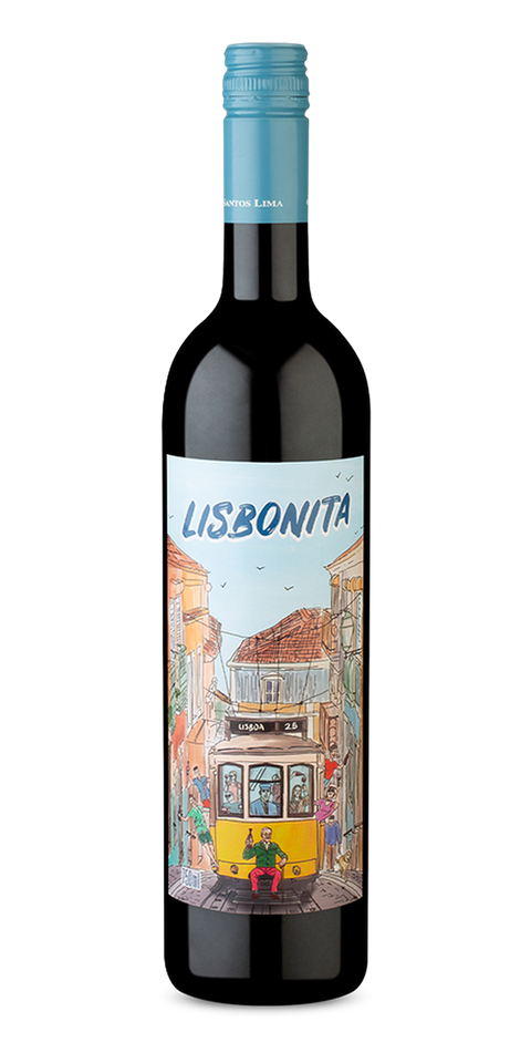 Garrafa do vinho Lisbonita Tinto
