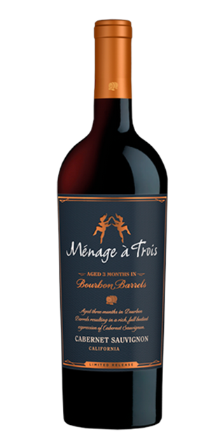 Garrafa do vinho Ménage à Trois Bourbon Barrel