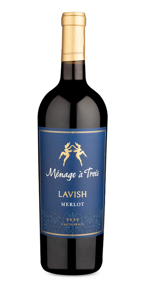 Garrafa do vinho Ménage à Trois Lavish