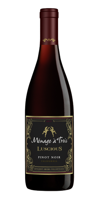 Garrafa do vinho Ménage à Trois Luscious