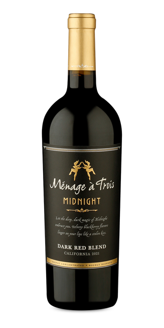 Garrafa do vinho Ménage à Trois Midnight