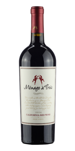Garrafa do vinho Ménage à Trois Red Blend