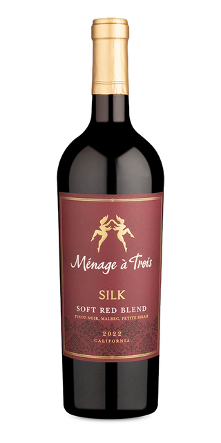Garrafa do vinho Ménage à Trois Silk