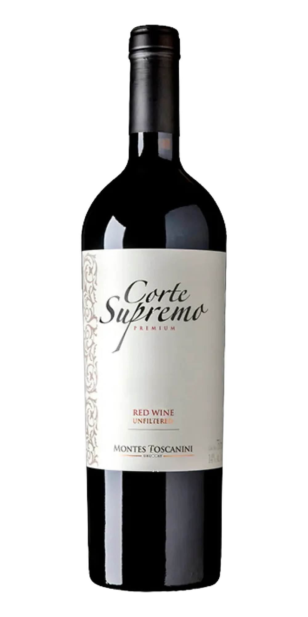 Garrafa do vinho Montes Toscanini Corte Supremo