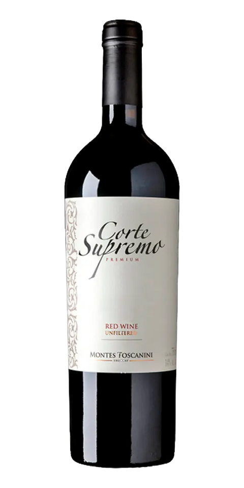 Garrafa do vinho Montes Toscanini Corte Supremo