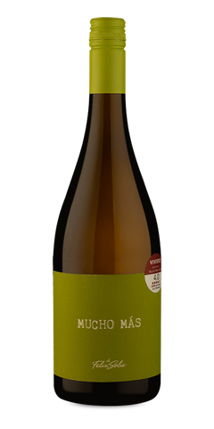 Garrafa do vinho Mucho Más Branco