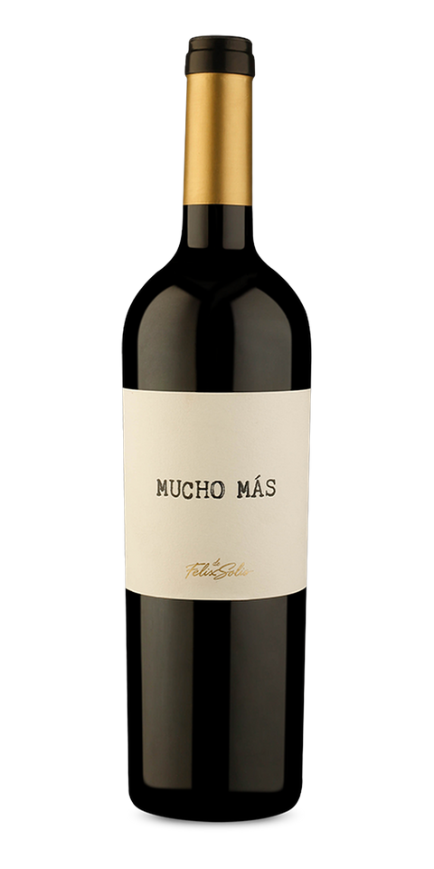 Garrafa do vinho Mucho Más Tinto