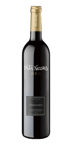 Garrafa do vinho Pata Negra Oro DO Valdepeñas