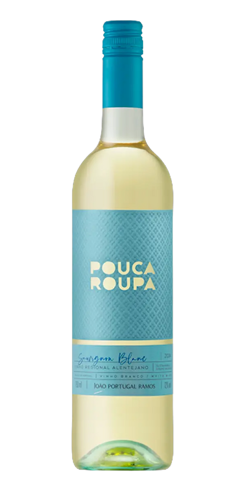 Garrafa do vinho Pouca Roupa Branco